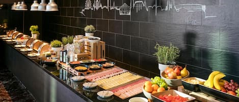 Daily buffet breakfast (EUR 24 per person)
