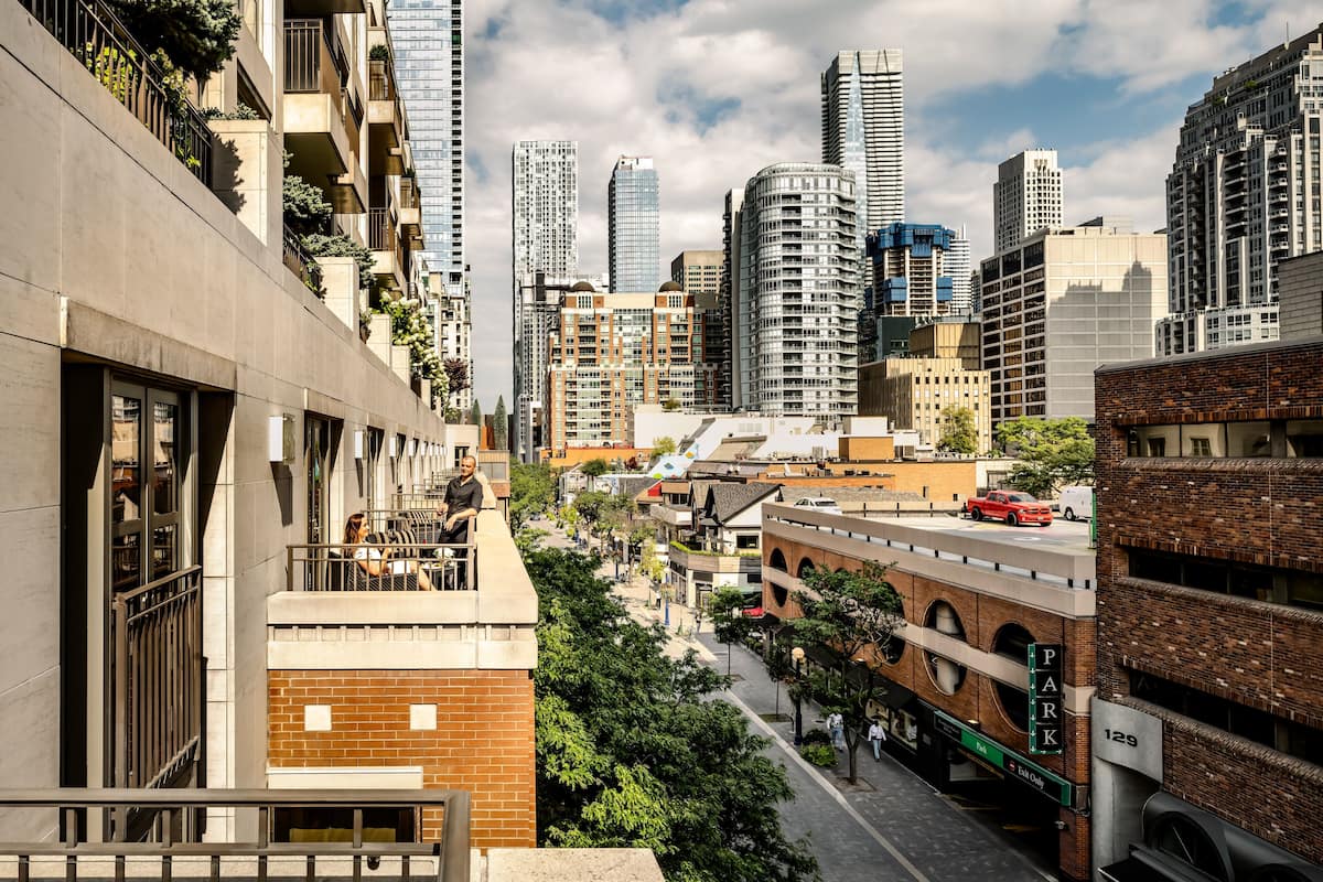 luxury room, 1 king bed, balcony | balcony view