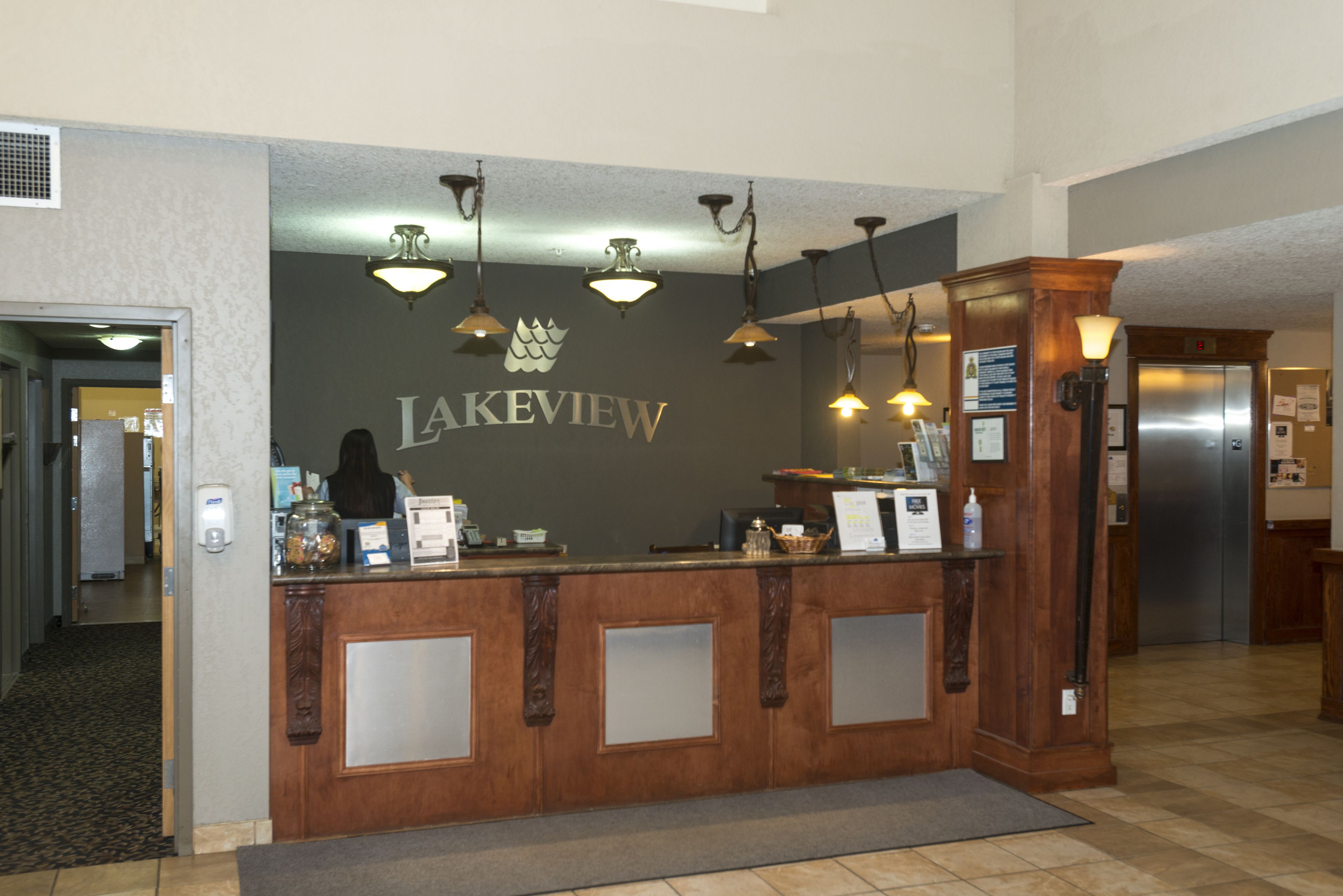 check-in/check-out kiosk