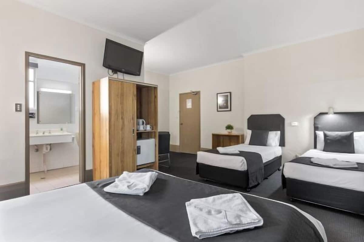 Desk, blackout drapes, iron/ironing board, cribs/infant beds