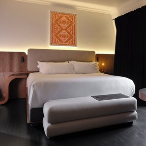 Room, 1 Katil Raja (King) | Cadar Frette Itali, peralatan tempat tidur premium 