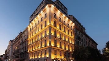 Front of property – evening/night