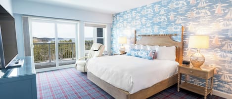 Premiere Oceanview Eden King Apartment | 1 室のベッドルーム、低刺激性寝具、セーフティボックス (室内)、客室ごとに異なる装飾