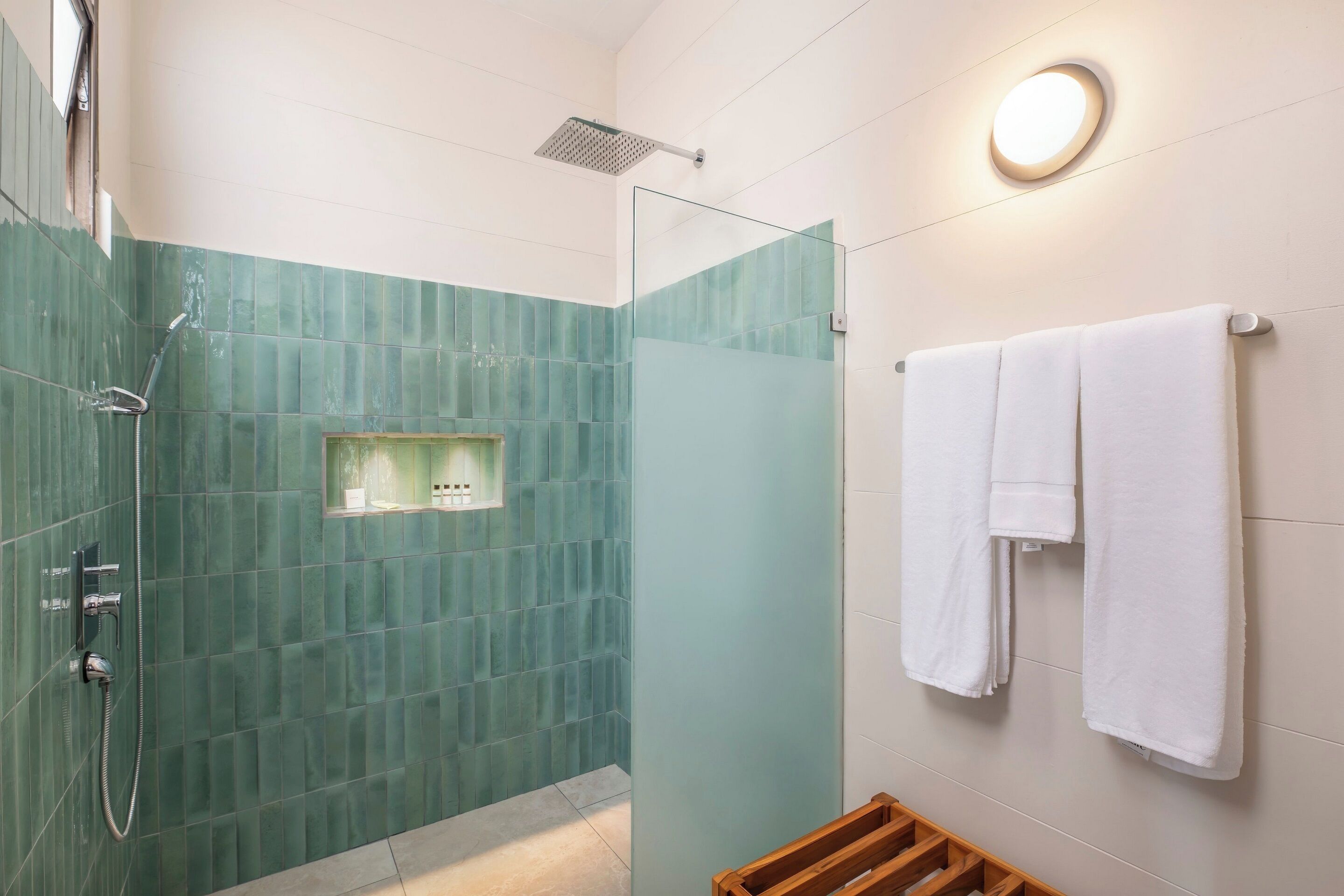 kioro suite | bathroom | separate bathtub and shower, jetted bath, free toiletries, hair dryer