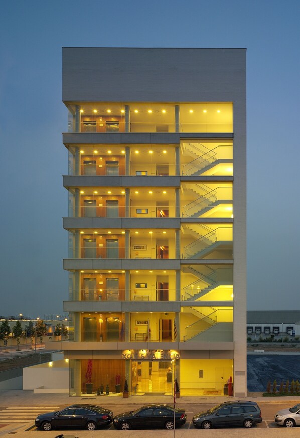 Front of property – evening/night