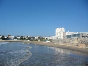 On the beach