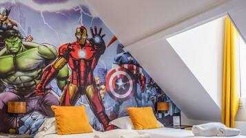 Quarto duplo clássico | Roupas de cama premium, individualmente decorados