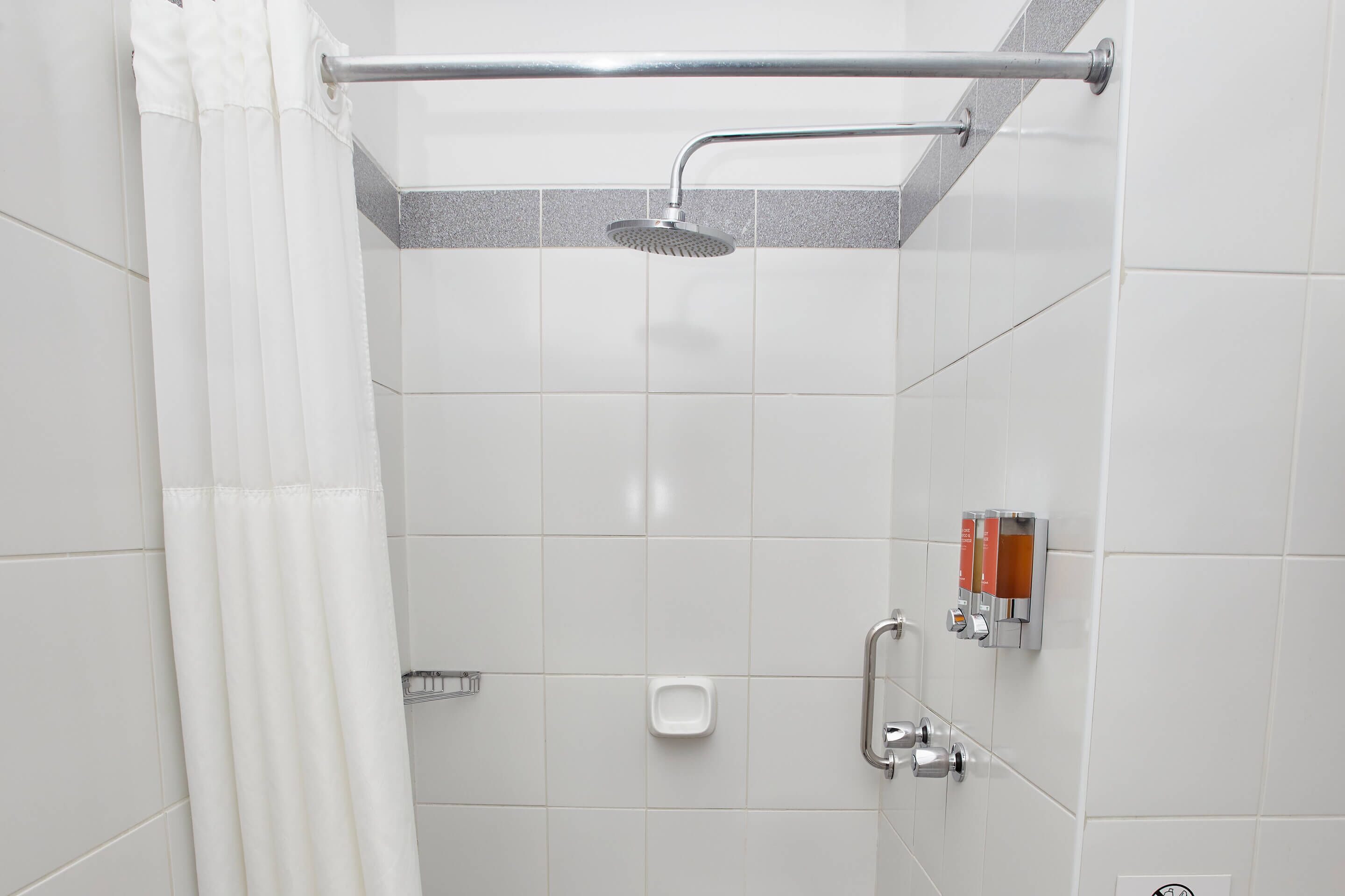 traditional room (2 twin beds) | bathroom | shower, free toiletries, hair dryer, towels