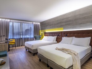 Minibar, in-room safe, desk, laptop workspace