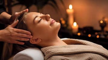 Salas de tratamiento para parejas, tratamientos corporales, aromaterapia