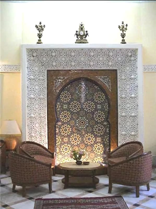 Sala de estar en el lobby