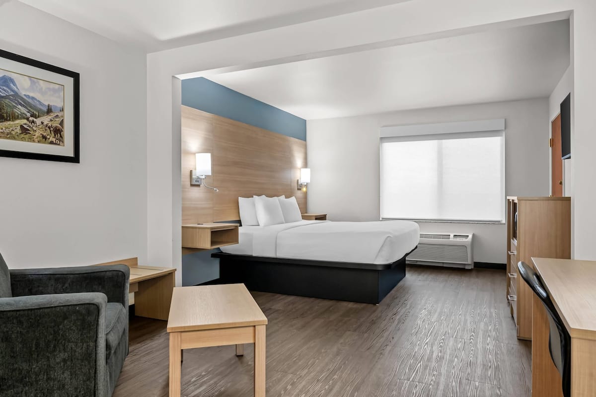 Rom – standard, 1 kingsize-seng, ikke-røyk | Skrivebord, strykejern/-brett, wi-fi (inkludert) og vekkerklokke