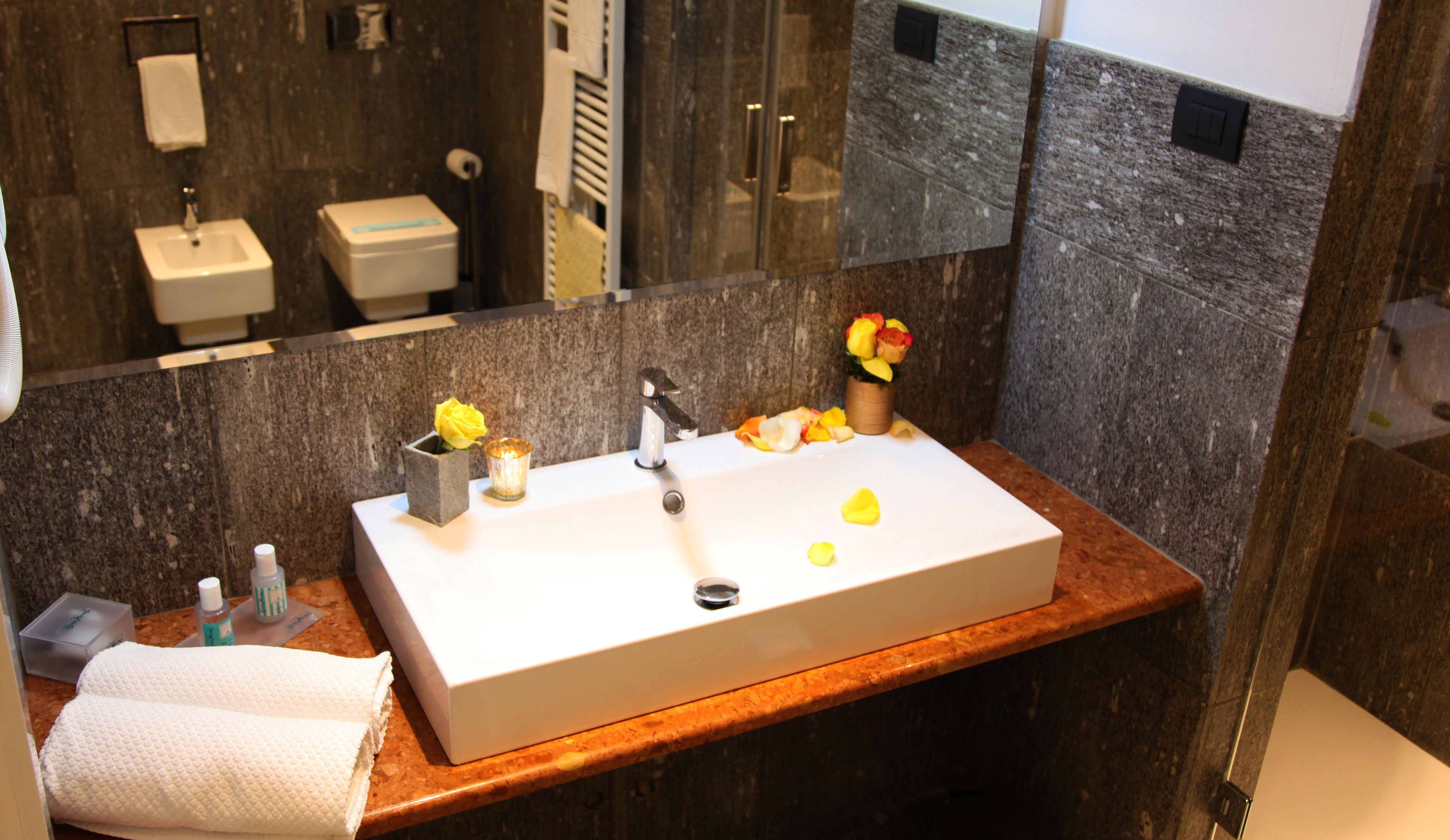 classic suite, 1 bedroom | bathroom | rainfall showerhead, designer toiletries, hair dryer, slippers