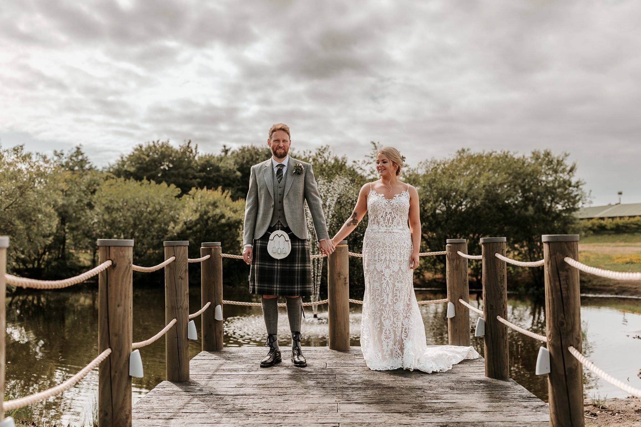 outdoor wedding area
