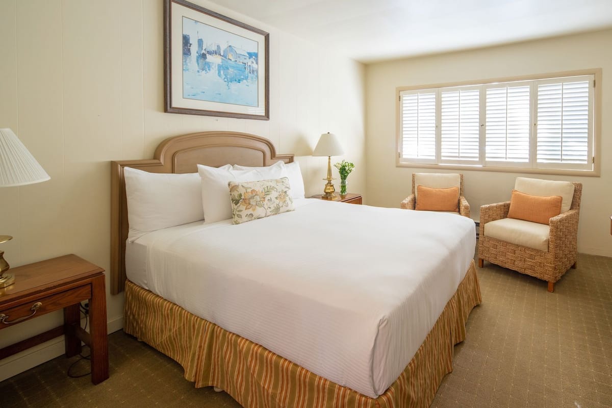 Premium bedding, down comforters, pillowtop beds, blackout drapes