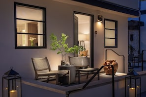 Suite, vue cour intérieure | Terrasse/Patio