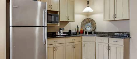 1 bedroom, desk, blackout drapes, iron/ironing board