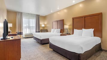 Desk, iron/ironing board, cribs (surcharge), rollaway beds (surcharge)