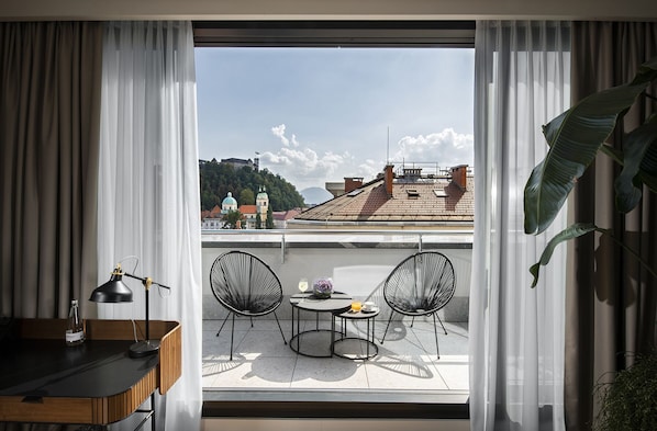 Suite Signature, terrasse, vue ville | Terrasse sur le toit