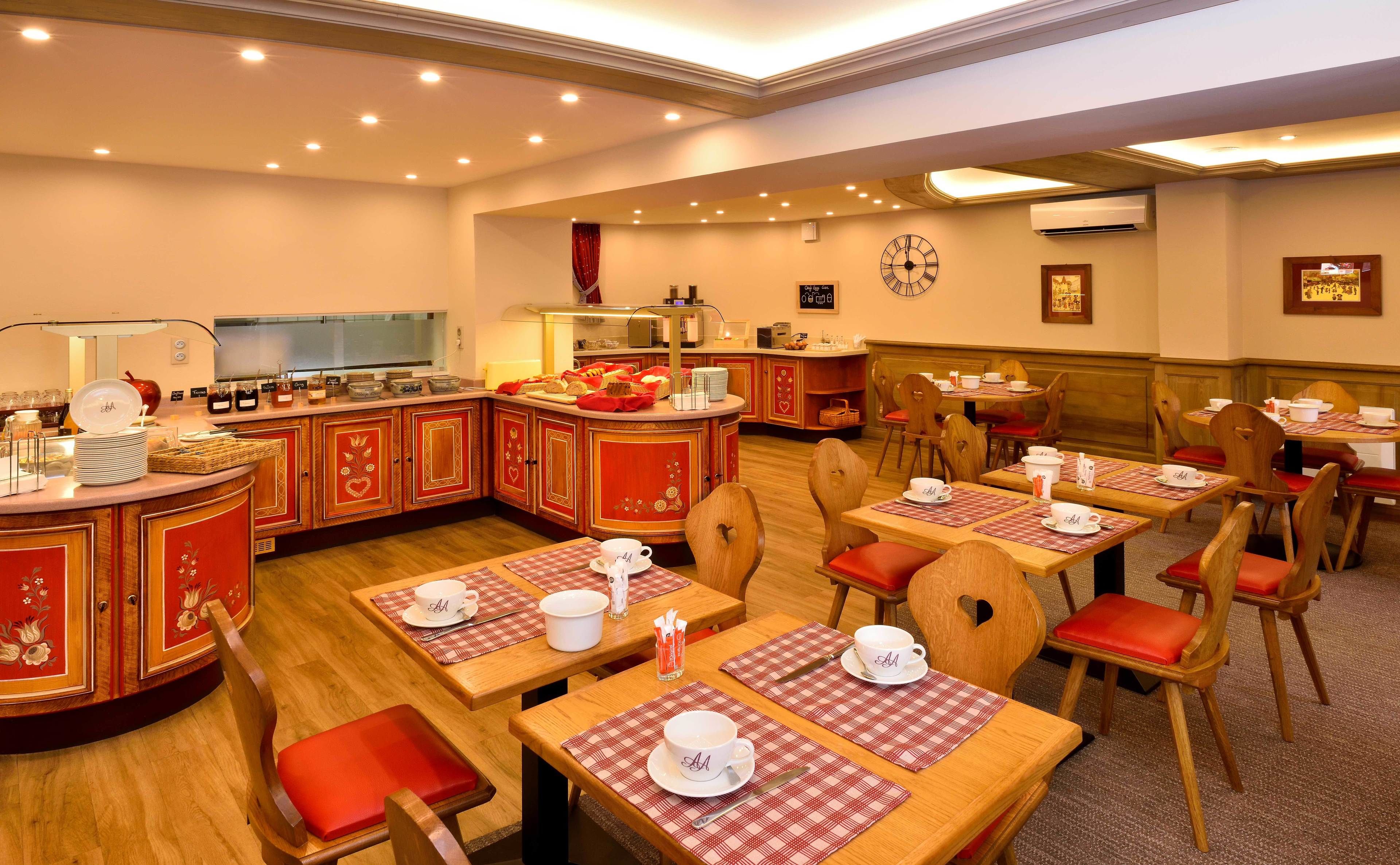 daily buffet breakfast (eur 15 per person)