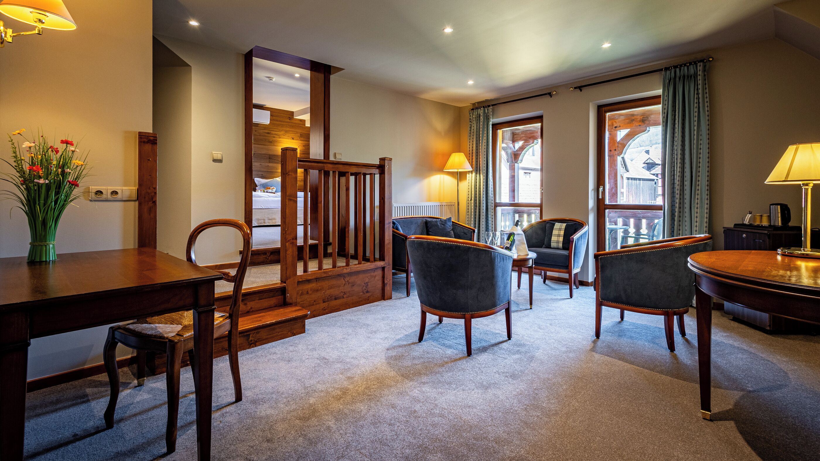 Suite | Een minibar, een bureau, gratis wifi, beddengoed