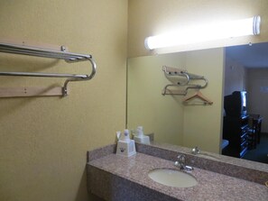 Free toiletries, hair dryer, towels
