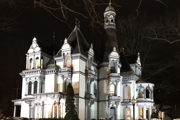 Front of property - evening/night