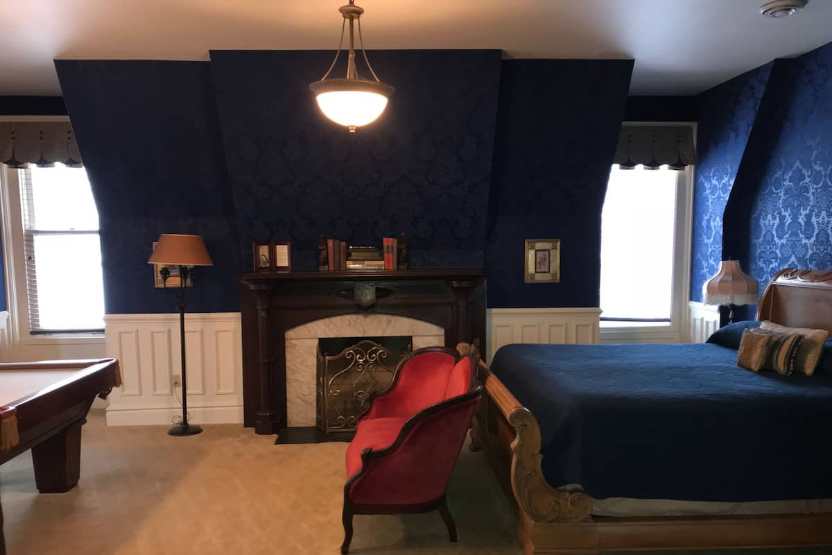 Chambre présidentielle, 1 trÚs grand lit (Grant) | Literie de qualité, décor unique, ameublement unique