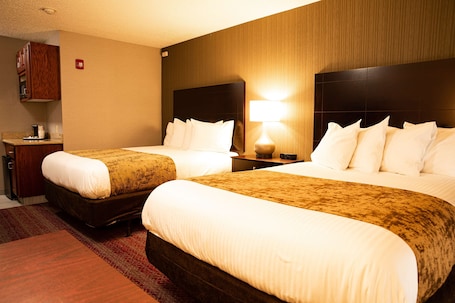 Standard Room, 2 Queen Beds, Non Smoking, Refrigerator & Microwave | Premium bedding, down comforters, in-room safe, desk