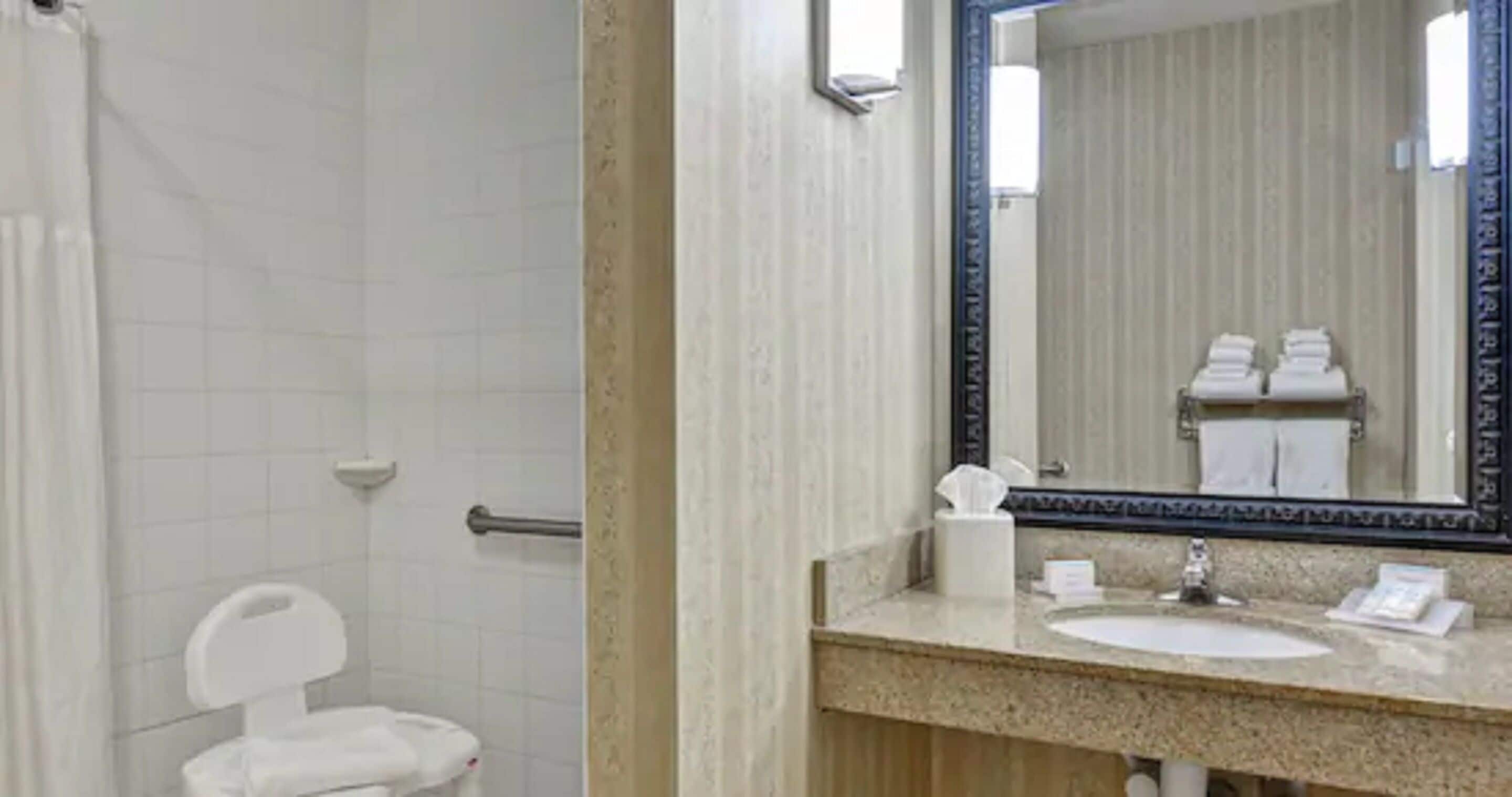 room, accessible | bathroom | hair dryer, towels