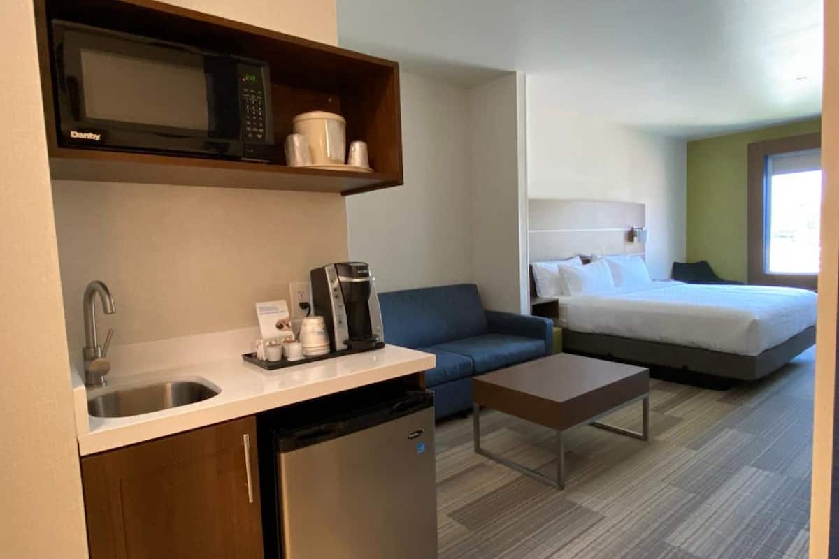 Suite, 1 King Bed with Sofa bed | In-room safe, iron/ironing board, free cribs/infant beds, free WiFi