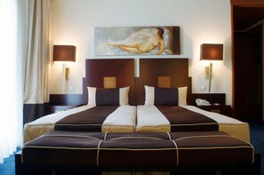 Minibar, in-room safe, desk, blackout curtains