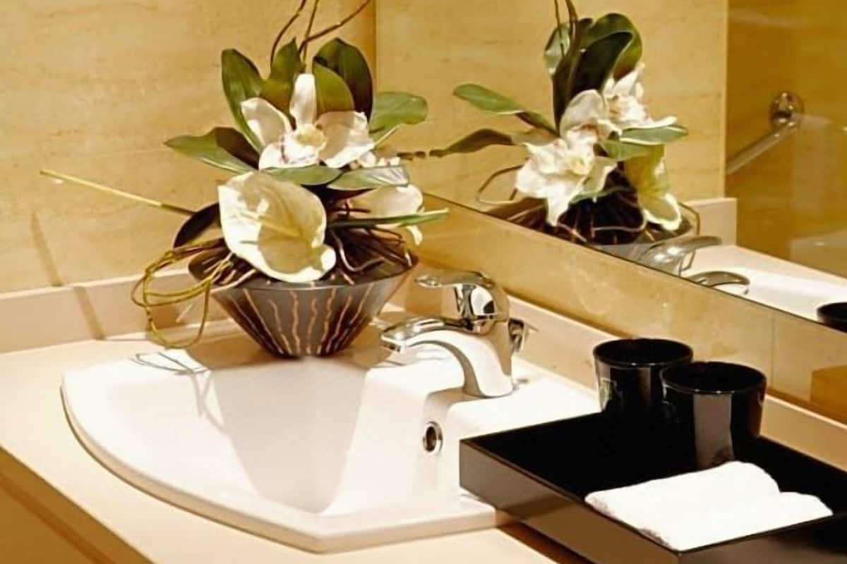 Bathroom | Combined shower/tub, free toiletries, hair dryer, bidet