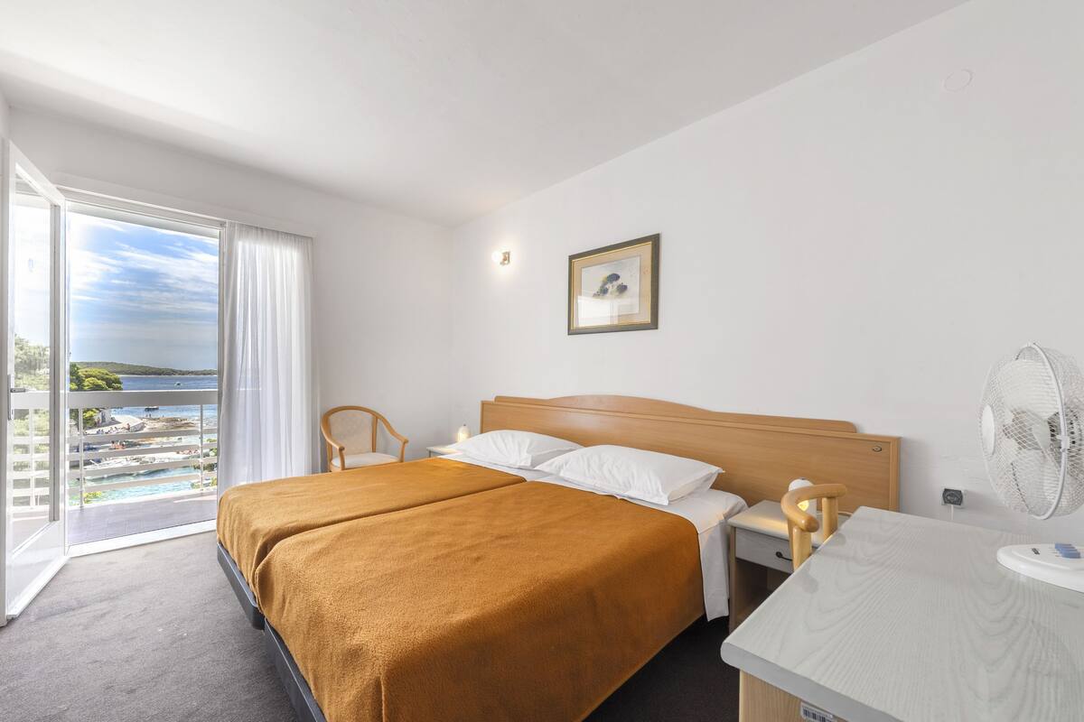 Chambre Double, vue mer, dans les dépendances