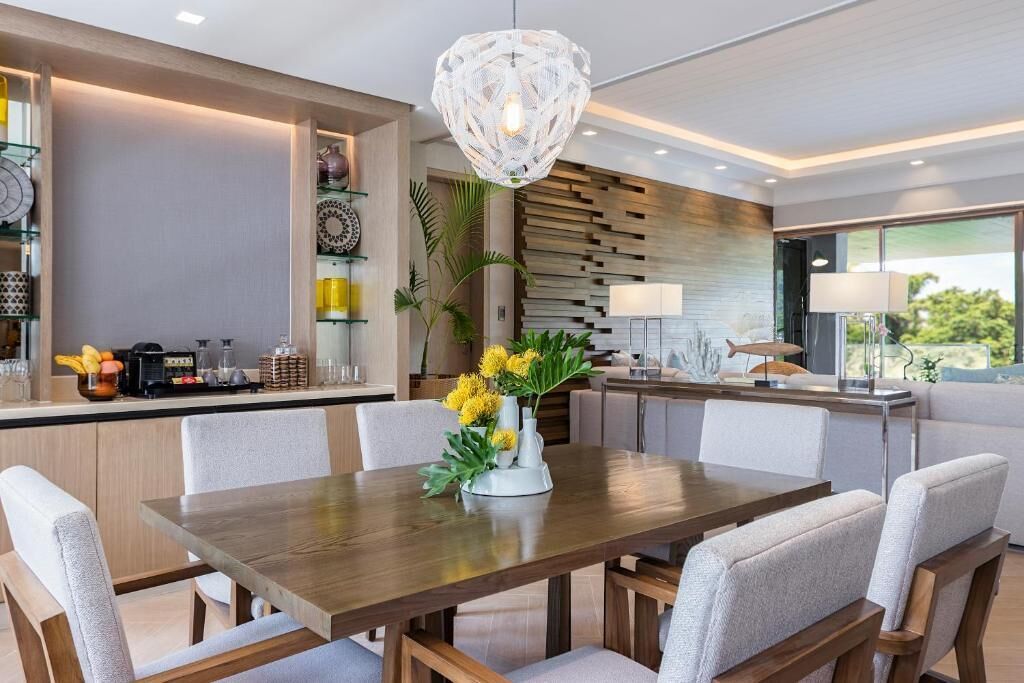 signature 2 bedroom suite | living area | led tv, dvd player