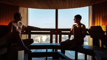 Salas de tratamiento para parejas, sauna y baño de vapor