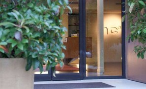 Entrée de l’hébergement