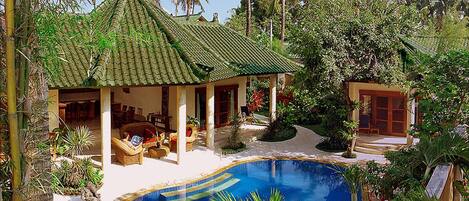 Àrea exterior de l'allotjament