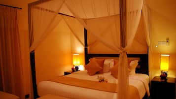 1 chambre, minibar, coffres-forts dans les chambres, bureau