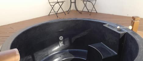 Hair dryer, towels