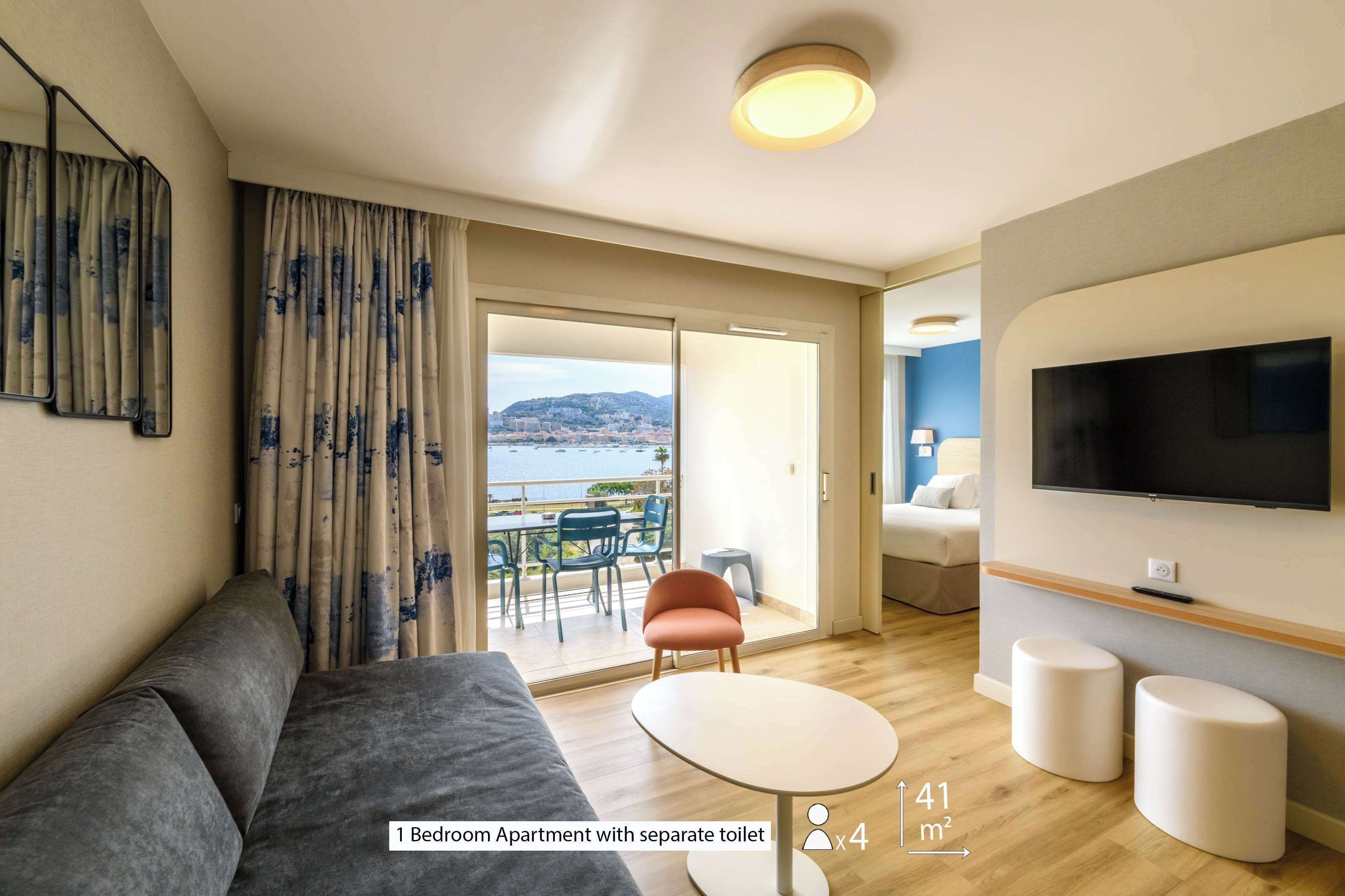 suite, multiple beds, terrace, sea view | 1 bedroom, premium bedding, in-room safe, desk