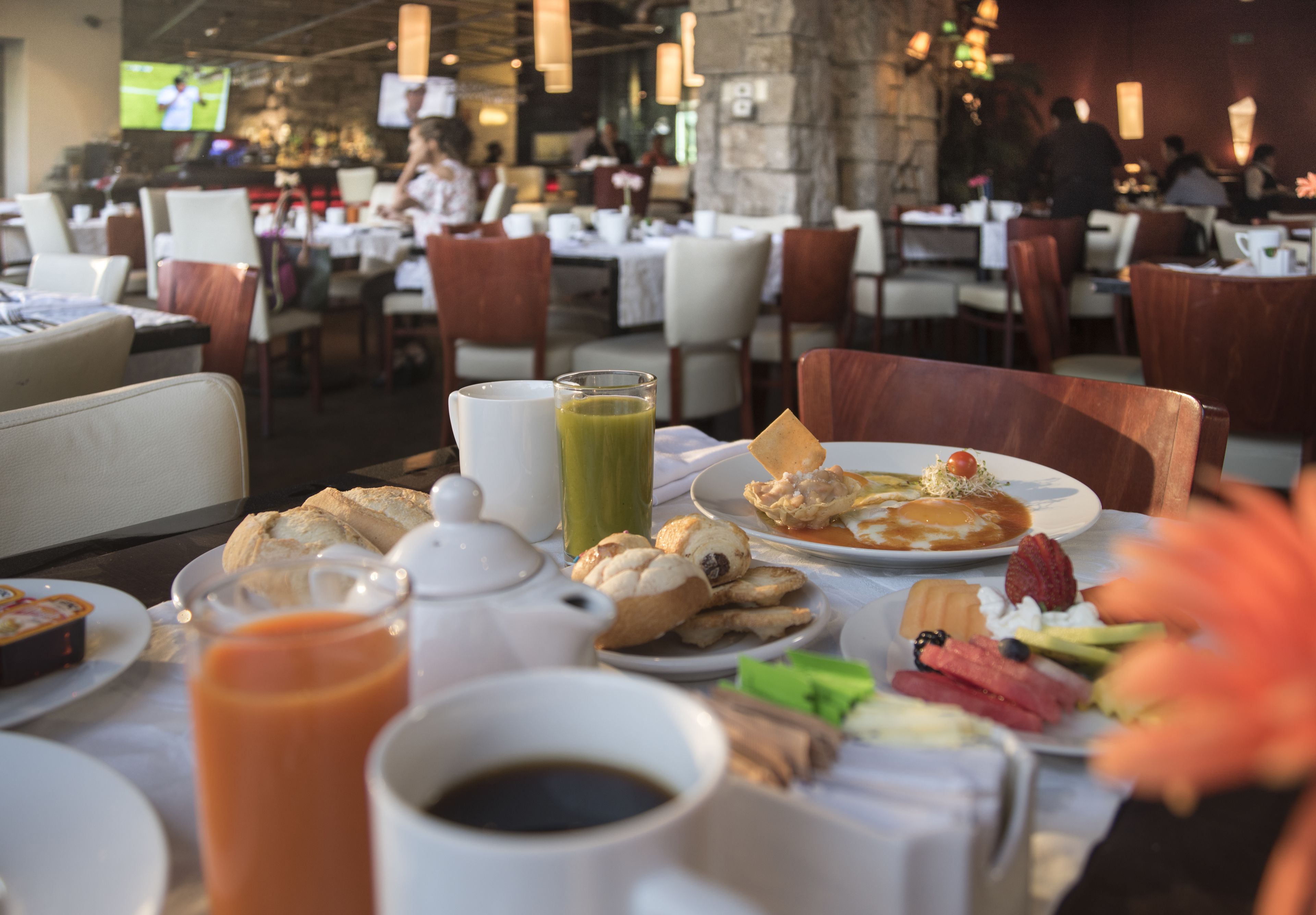 Tägliches Frühstücksbuffet (800 MXN pro Person)