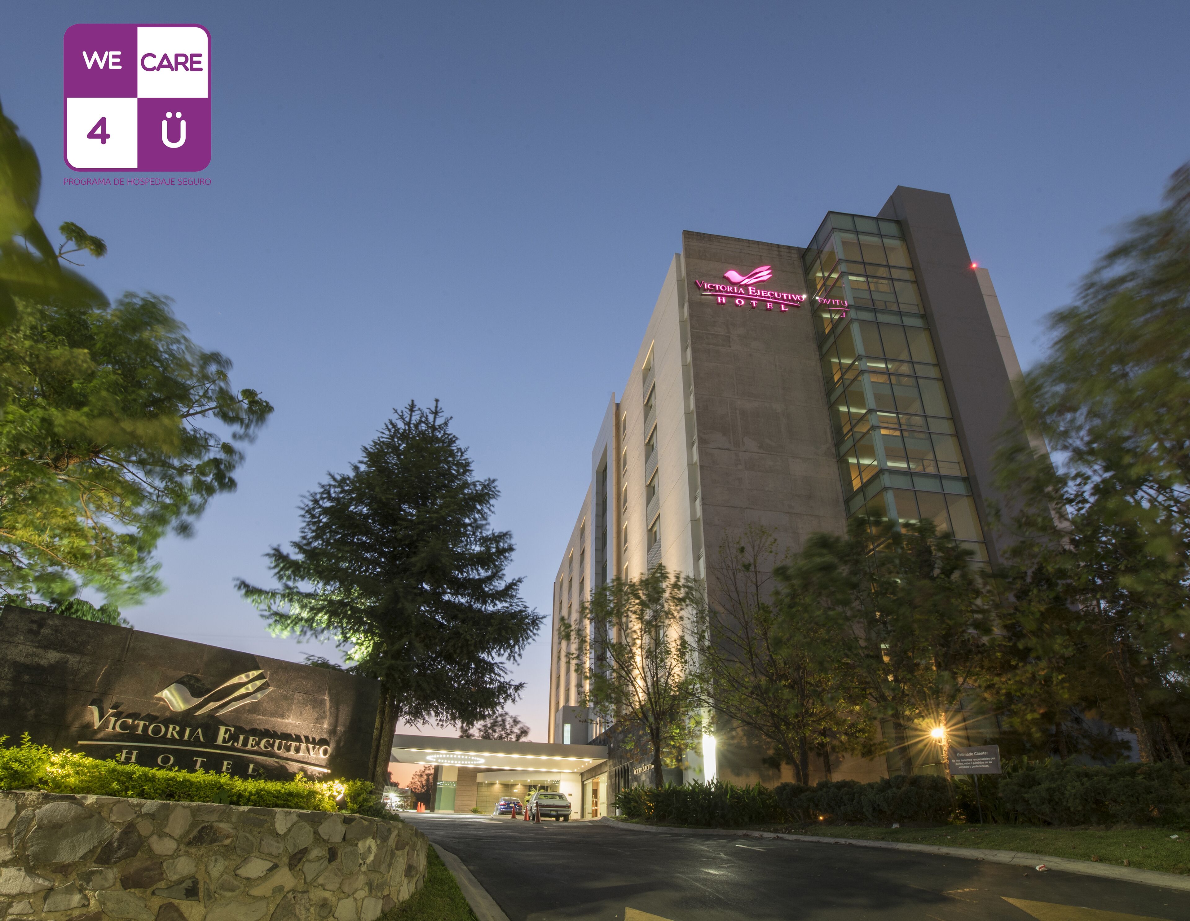 front of property – evening/night