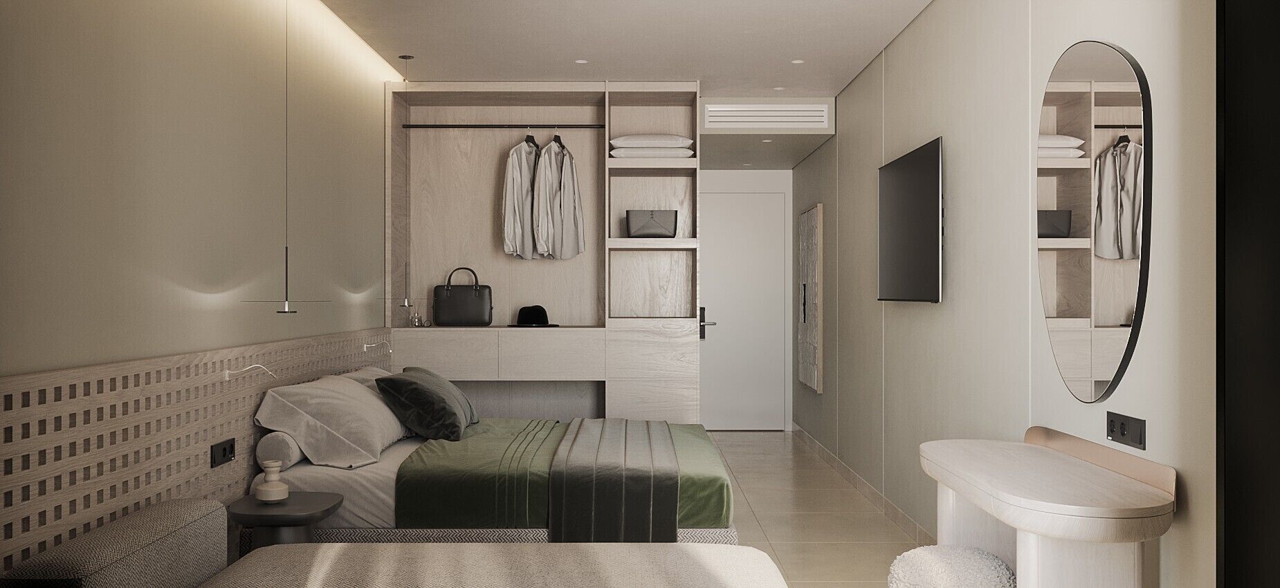 Twin Room, Garden View | Select Comfort beds, in-room safe, blackout drapes, iron/ironing board