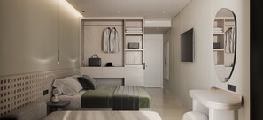 Twin Room, Garden View | Select Comfort beds, in-room safe, blackout drapes, iron/ironing board