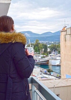 Balcony view - John's Hotel (Chalcis)
