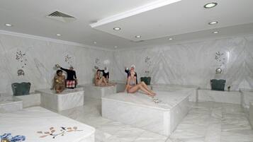 Turkish bath/hammam, facials, manicures and pedicures