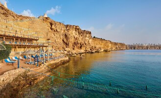 Private beach