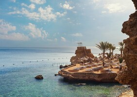Private beach