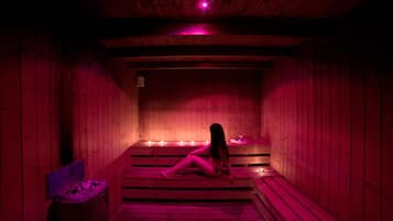 Badstue, boblebad, kroppsbehandlinger, kroppsinnpakning og kroppsskrubb